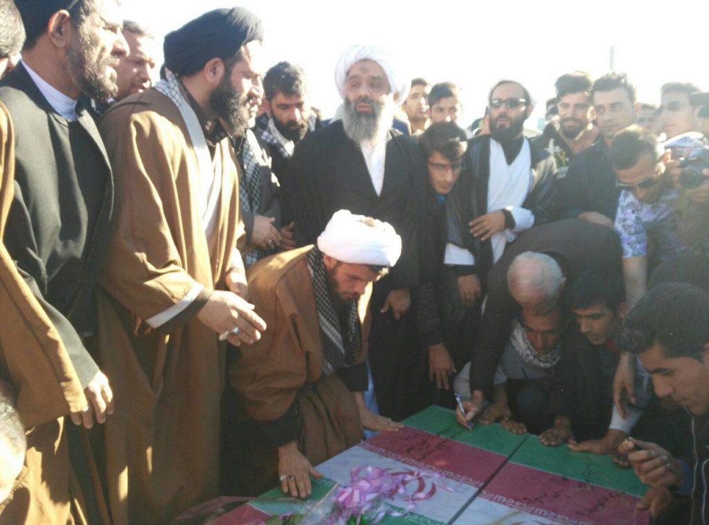 سخنرانی و تشییع و تدفین دو شهید گمنام دفاع مقدس؛ شهرستان باغملک