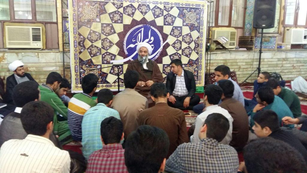 حضور و سخنرانی در ۱۳ مسجد اهواز در ایام اعتکاف